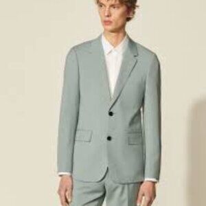 NWT: Sandro Formal Storm Wool Suit Jacket